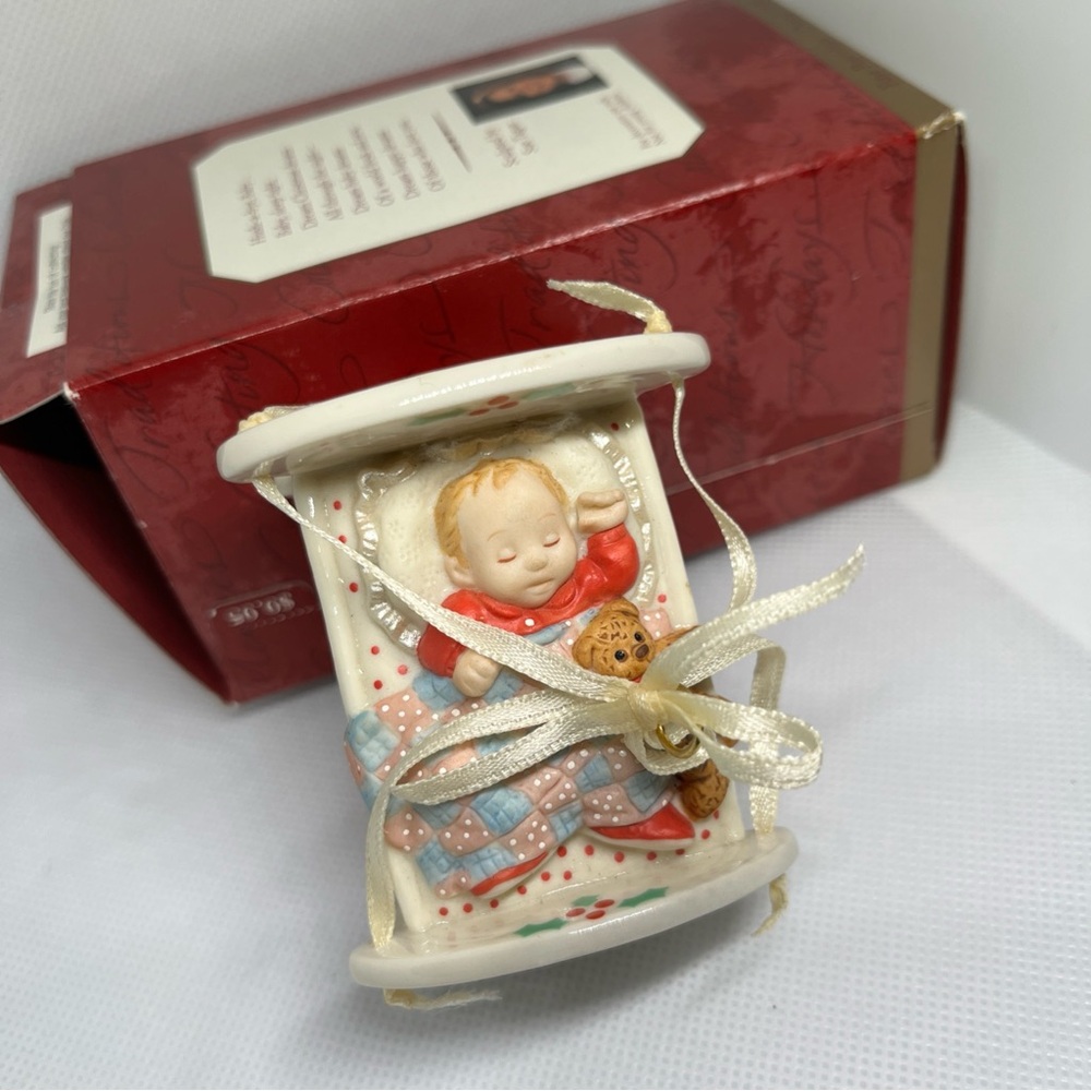 Hallmark 1999 Baby's First Christmas Porcelain‎ Ornament